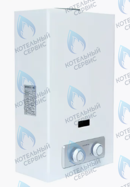 510.01 Газовый водонагреватель проточный GENBERG PIEZO 10л, (белый) в Москве