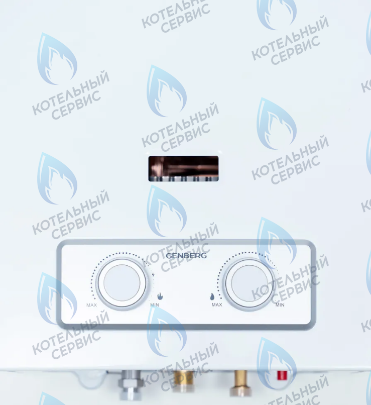 510.01 Газовый водонагреватель проточный GENBERG PIEZO 10л, (белый) в Москве
