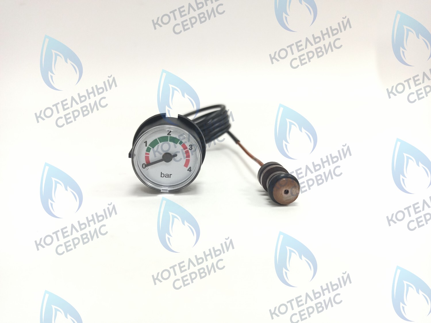 MA016 Манометр с трубкой BOSCH (87186457920,87387036010), BUDERUS (87186457920, 87387036010) в Москве