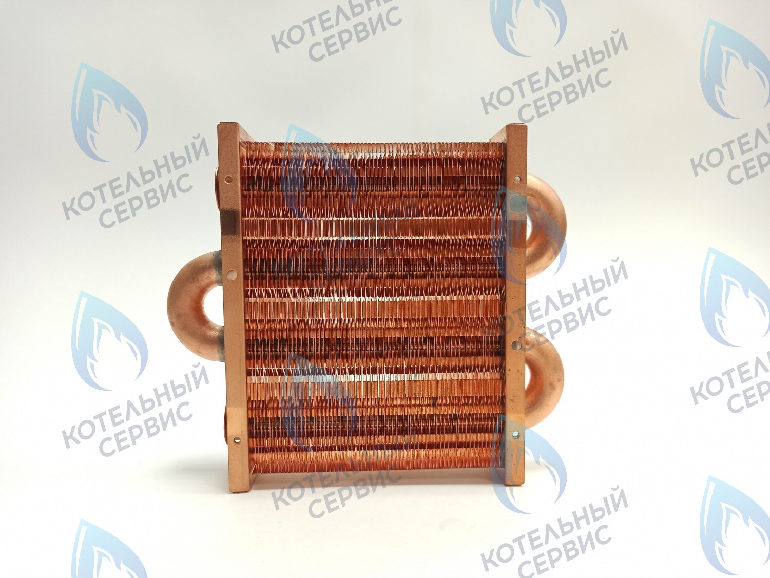 EM021-142-02 Теплообменник первичный основной (без фитингов) 142мм 67 FIN (100 HSG/ICH/MSC) DAEWOO в Москве