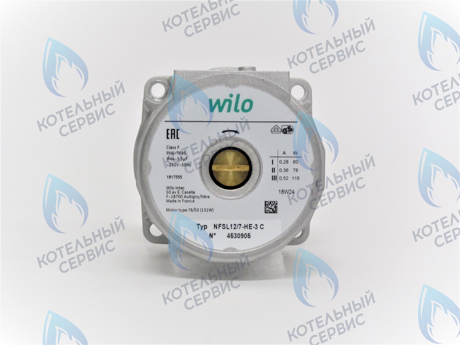 PH-W21CW70-WL118-RS Двигатель насоса (без улитки, без терминала) WILO NFSL 12/7 15/7 118w в Москве