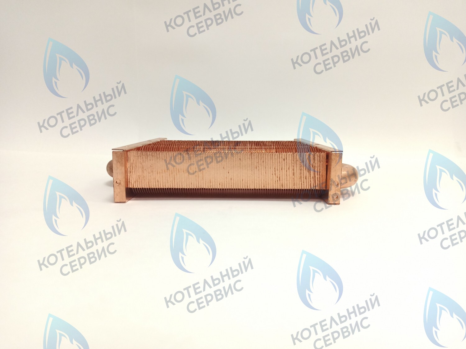 EM021-180-02 Теплообменник первичный основной (без фитингов) 180мм 85 FIN (130-200 HSG/ICH/MSC) (3318108610, 3318108640) DAEWOO в Москве