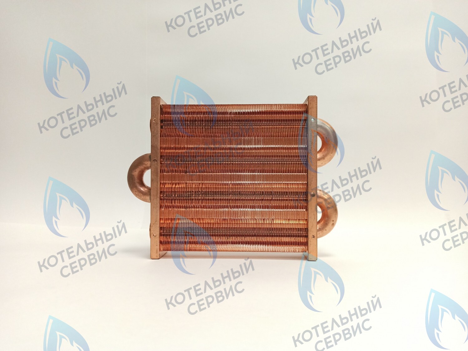 EM021-180-02 Теплообменник первичный основной (без фитингов) 180мм 85 FIN (130-200 HSG/ICH/MSC) (3318108610, 3318108640) DAEWOO в Москве