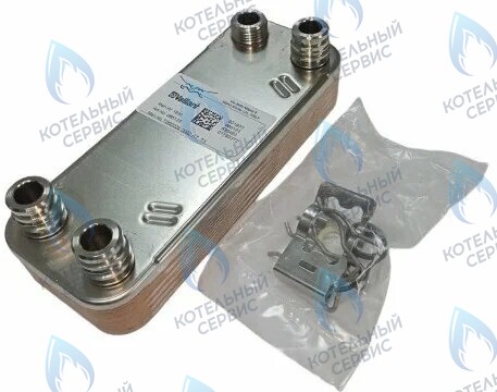ES190W-000-16F-HR Теплообменник ГВС вторичный 16 пластин VAILLANT TURBO MAX VUW в Москве