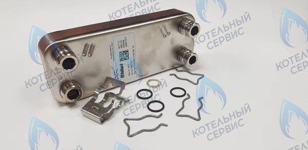 ES190W-000-16F-HR Теплообменник ГВС вторичный 16 пластин VAILLANT TURBO MAX VUW в Москве