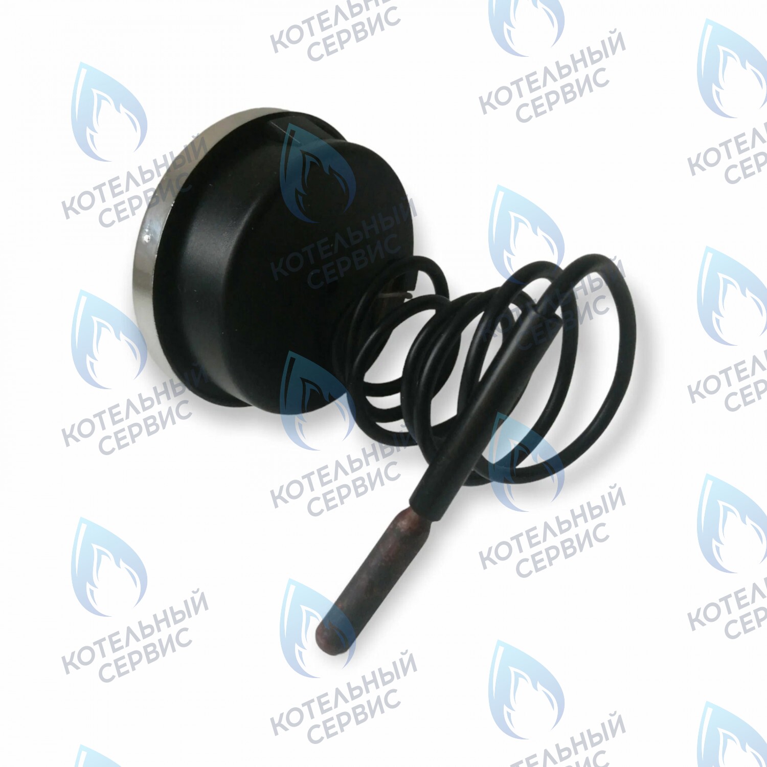 ST002 Термометр капиллярный (круглый хромированное кольцо) Ø52мм,  L=550мм, 0-120С в Москве