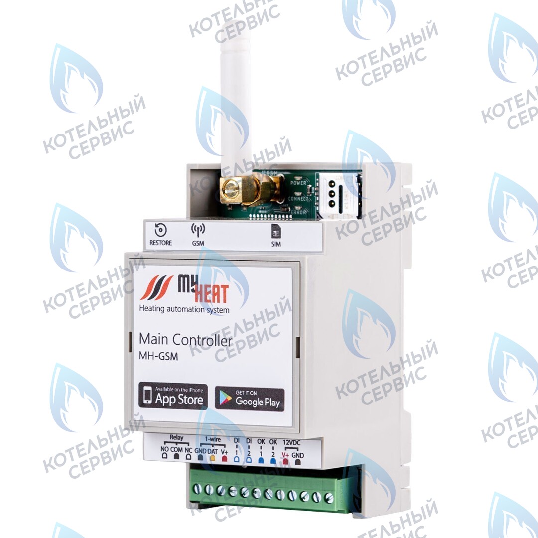 6282 Термостат (контроллер) MyHeat GSM (GSM, DIN) в Москве