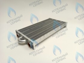 Теплообменник первичный основной (без фитингов) 348мм 147 FIN (350MSC) (3318109500, 3318113000, 3318113020) DAEWOO