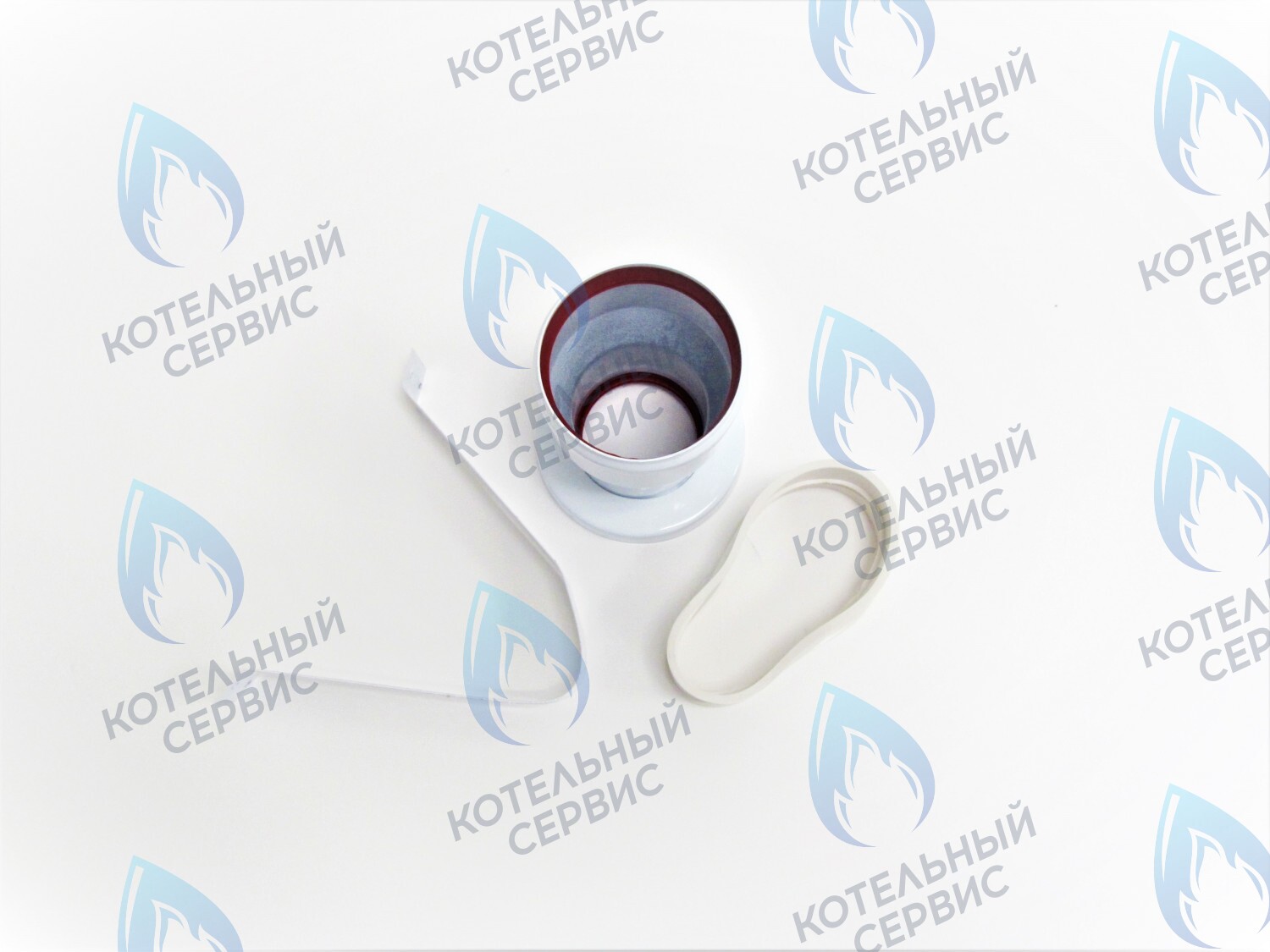 BX-001 Адаптер для раздельной системы от 60/100 на D 80-газоход (Baxi, Ariston, и др.) (BX-001) в Москве