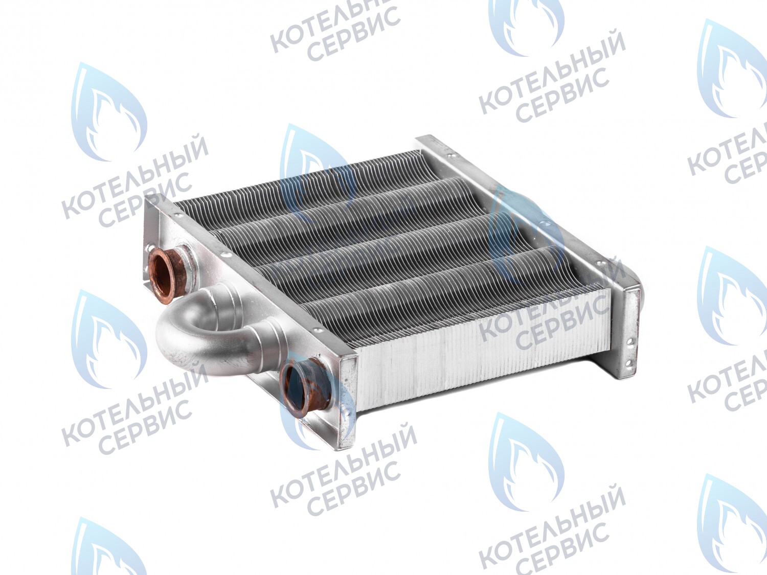 EM021-142 Теплообменник отопления без фитингов (142 мм) 67 FIN (100 HSG/ICH/MSC) DAEWOO в Москве
