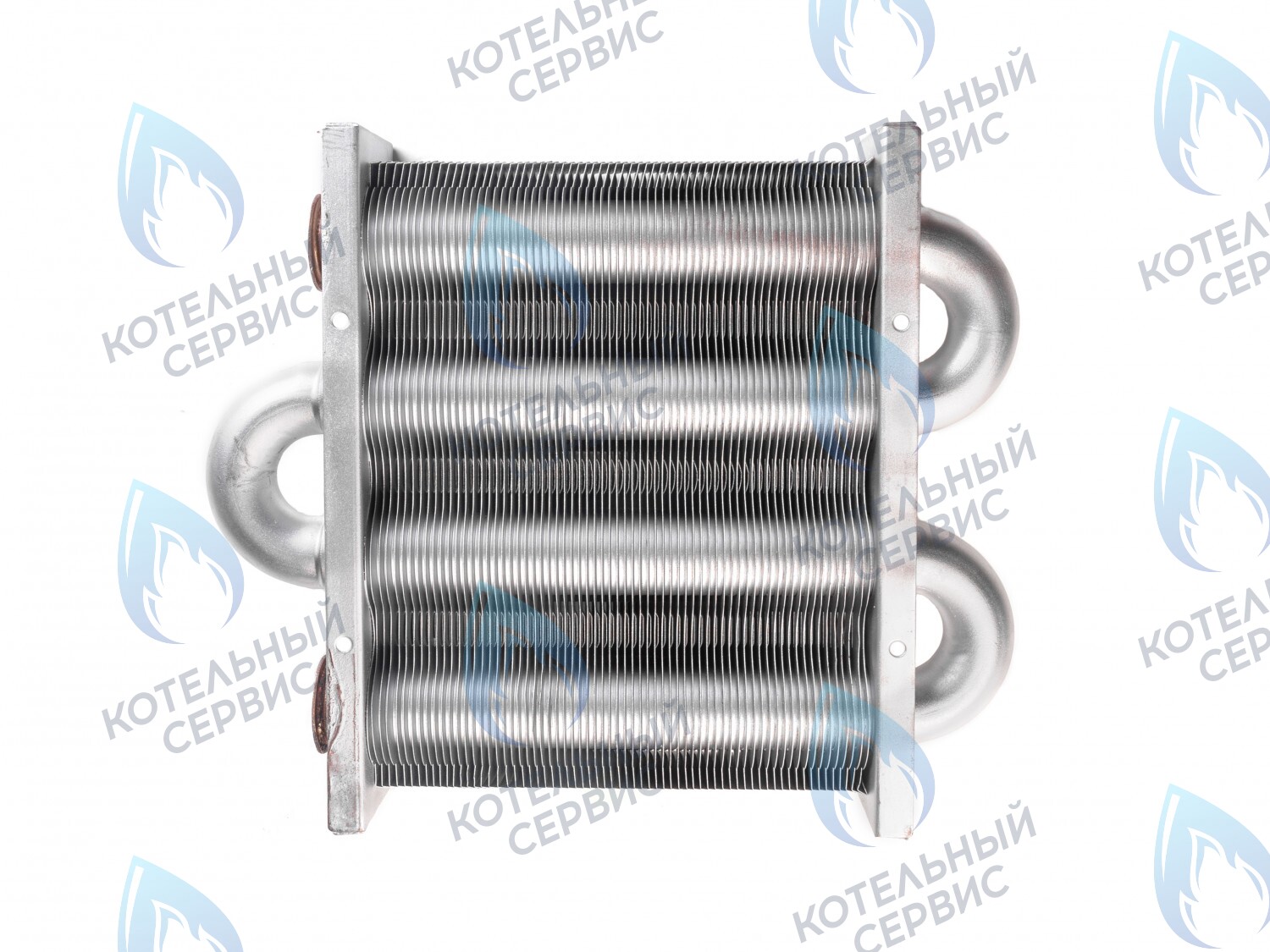 EM021-142 Теплообменник первичный основной (без фитингов) 142мм 67 FIN (100 HSG/ICH/MSC) DAEWOO (3318111100, 3318111120) в Москве