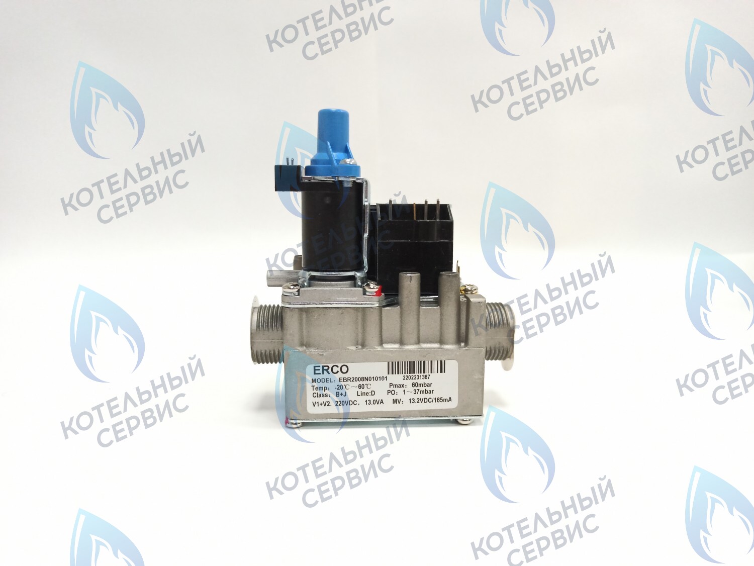 GV013 Клапан газовый ERCO EBR2008N 220VDC (постоянный ток) NevaLux 7211/7218/7224/8224/8624/8230, Alpenhoff Baden (15199008), Ferroli Fortuna Special (NG) (39899008), KoreaStar Bravo K (NG) (KS90299008) в Москве