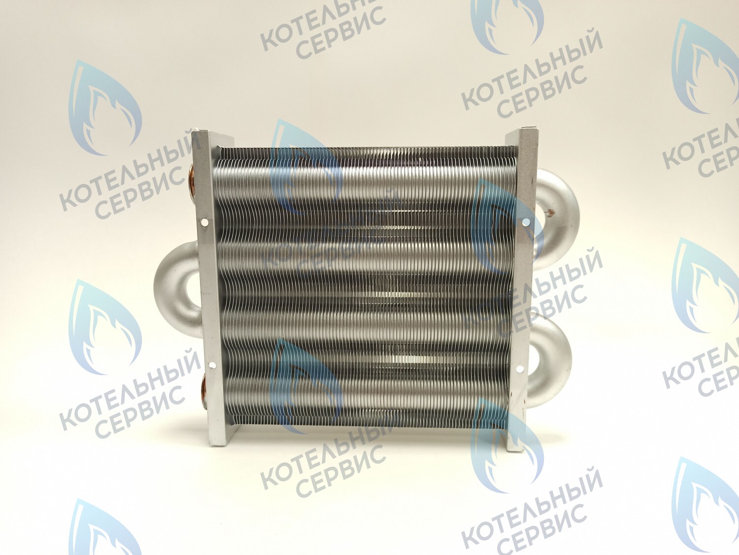 EM021-180 Теплообменник первичный основной (без фитингов) 180мм 85 FIN (130-200 HSG/ICH/MSC) (3318108610, 3318108640) DAEWOO в Москве