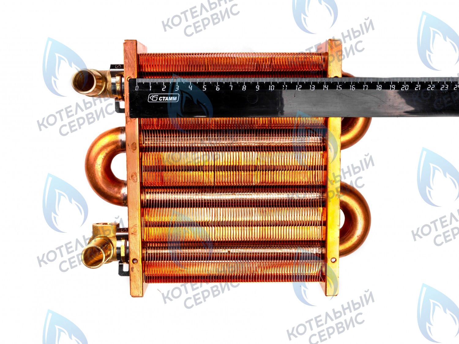 3318111100 Теплообменник первичный (основной) 142мм 67 FIN (100 HSG/ICH/MSC) DAEWOO в Москве