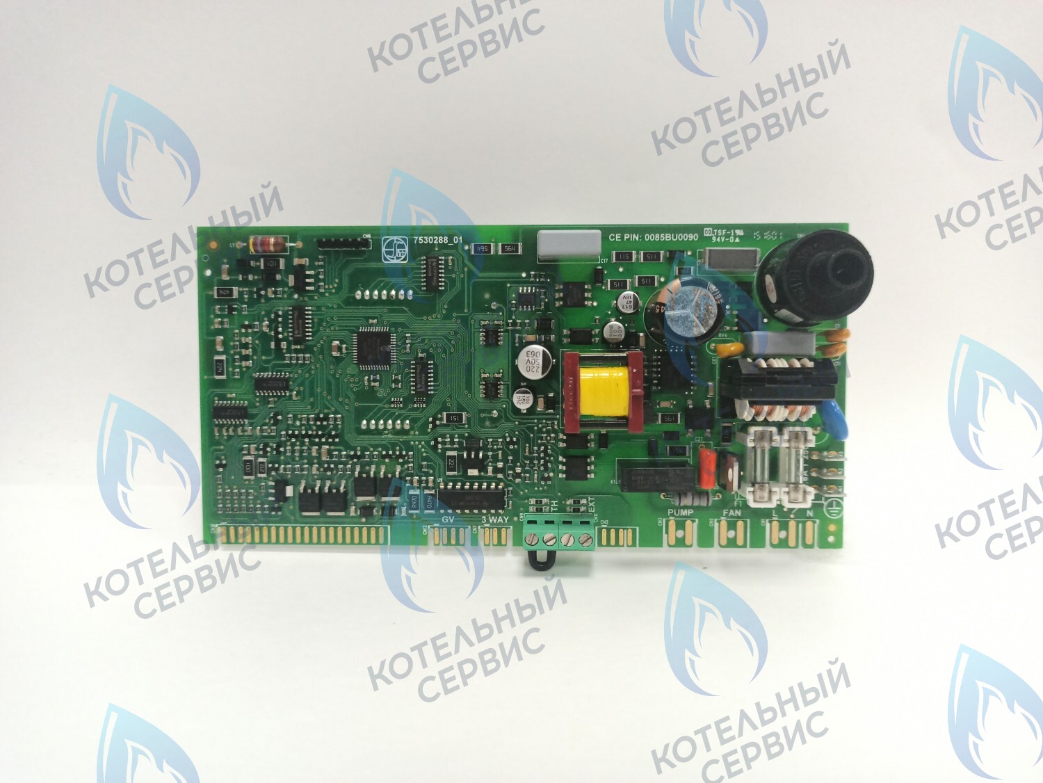 87186496780 Электронная плата управления (основная) BUDERUS U072 (кнопки справа + и -) (до 01.06.2017) FD≤754 (старый 87186477370, 87186440920) в Москве