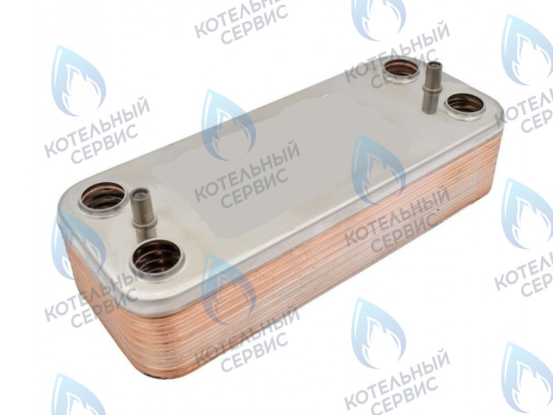 R8037 Теплообменник вторичный 14 пластин для котлов Beretta в Москве