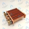 EM021-142-02-Фитинг-Комп Теплообменник отопления с фитингами (142 мм) 67 FIN (100 HSG/ICH/MSC) DAEWOO в Москве