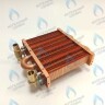 EM021-142-02-Фитинг-Комп Теплообменник отопления с фитингами (142 мм) 67 FIN (100 HSG/ICH/MSC) DAEWOO в Москве