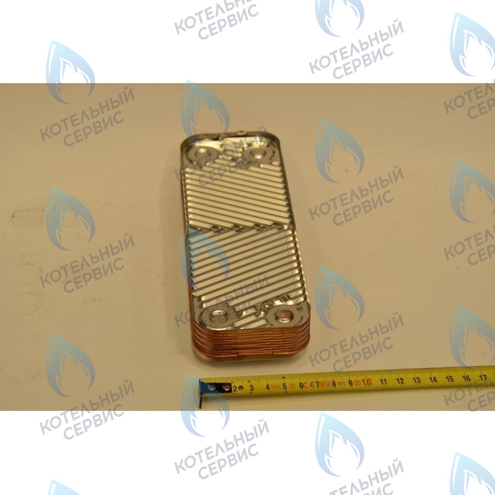 711612600 Теплообменник вторичный ГВС (другой тип) BAXI ECO (3, FOUR) 10 пластин в Москве