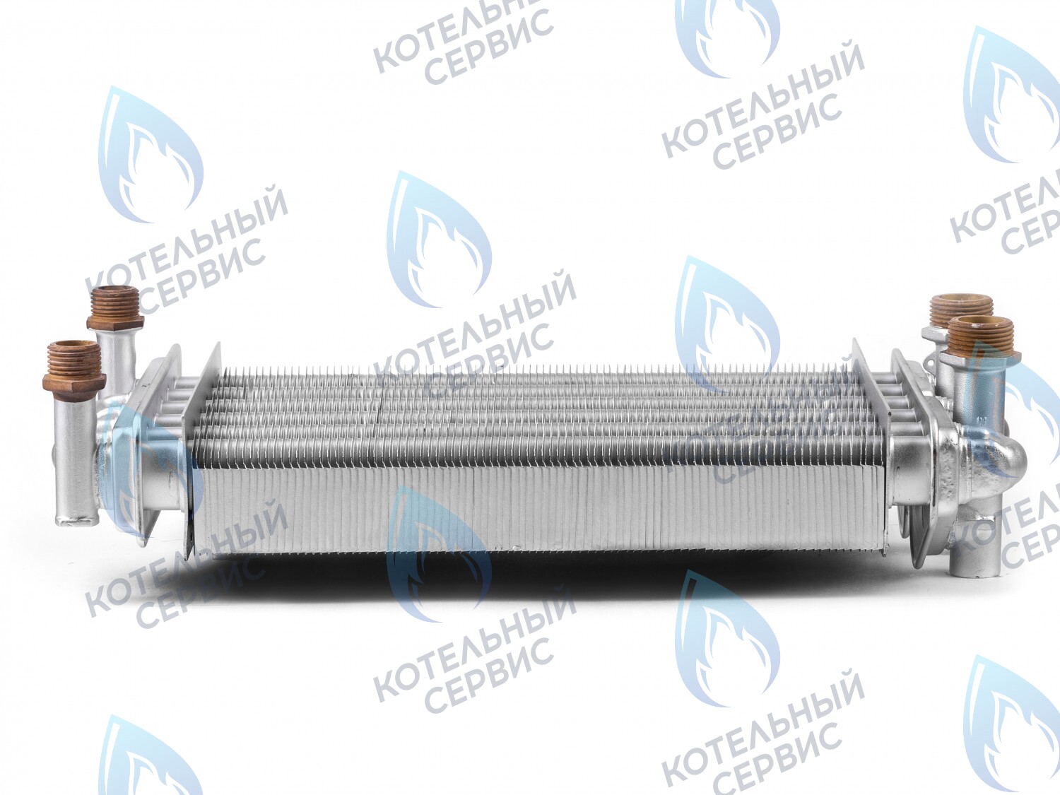 EB002-270 Битермический теплообменник 270мм ARISTON TX/T2 998619 (с двумя отверстиями под датчики температуры) в Москве