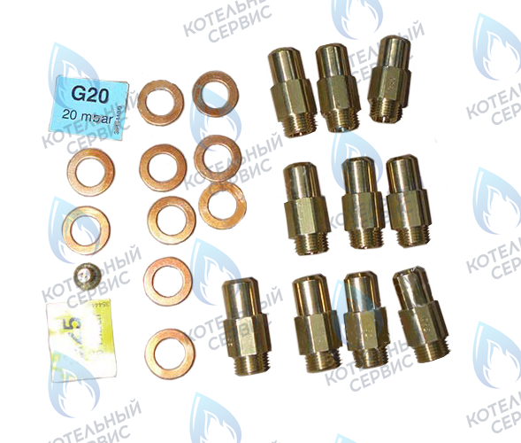 39825110 Форсунки (комплект) KIT 10 UG.3,50 EL (34009280) FERROLI в Москве