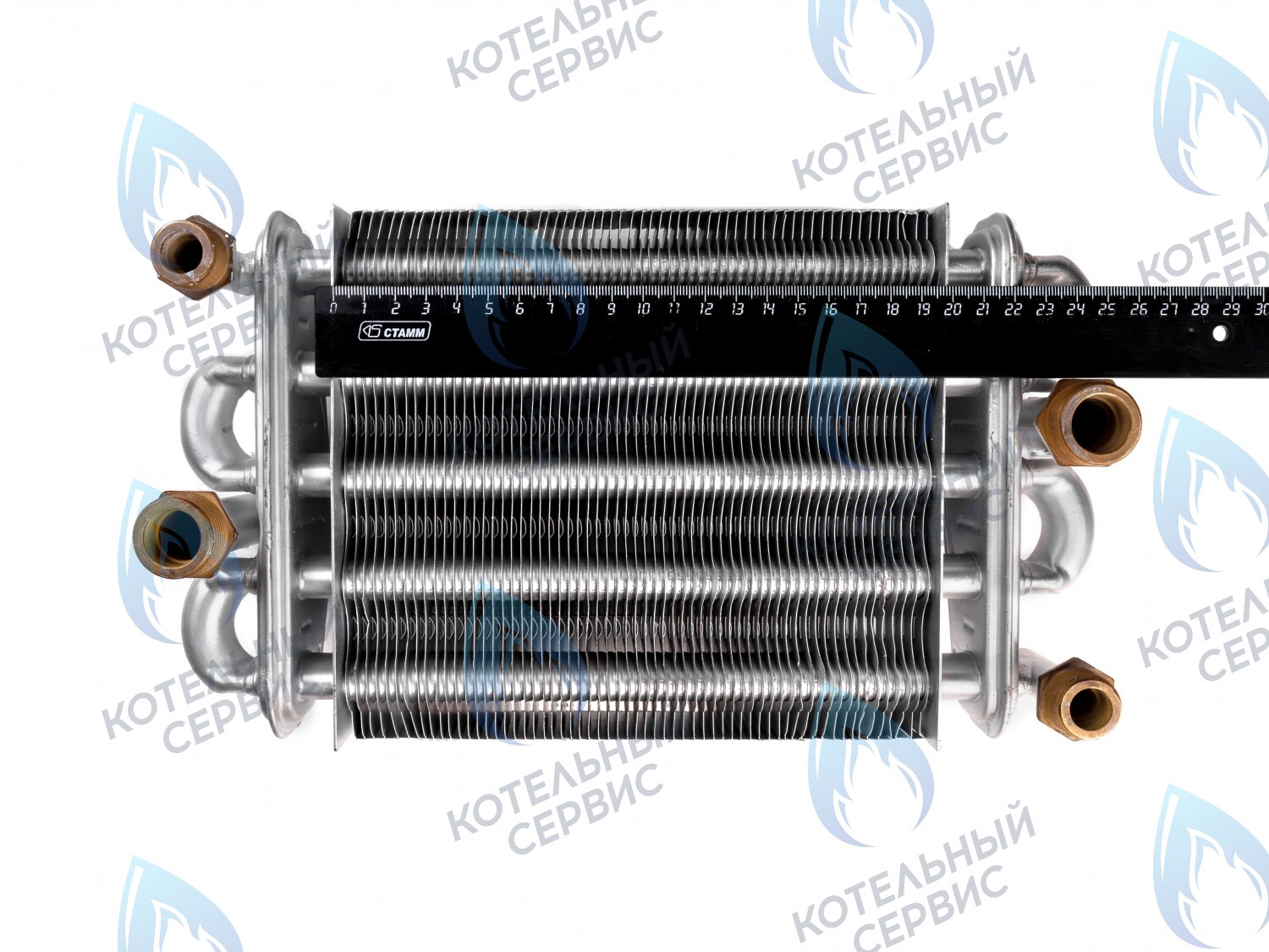 EB054-200 Теплообменник битермический 200мм 18кВт, 20кВт Oasis BM (P0000005994) в Москве
