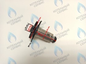 Втулка ротор насоса (по часовой стрелке) аналог WILO 12/4.1, 12/5, 15/5 (втулка 35мм, колесо 68/21мм) (керам. вал)