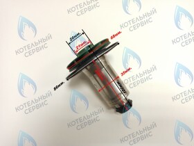 ОРИГИНАЛ Втулка ротор насоса (против часовой стрелки) WILO 12/5, 15/5 (втулка 35мм, колесо 68/21мм)
