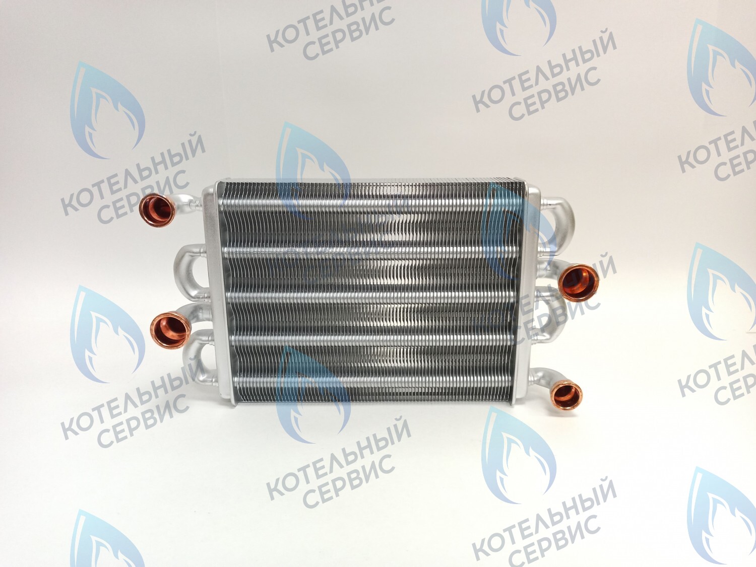 EB041-230 Битермический теплообменник (правильный размер) FERROLI DOMINA F 11-20 N, DOMIproject F 24 D (39837660, 39837665, 37405340) в Москве