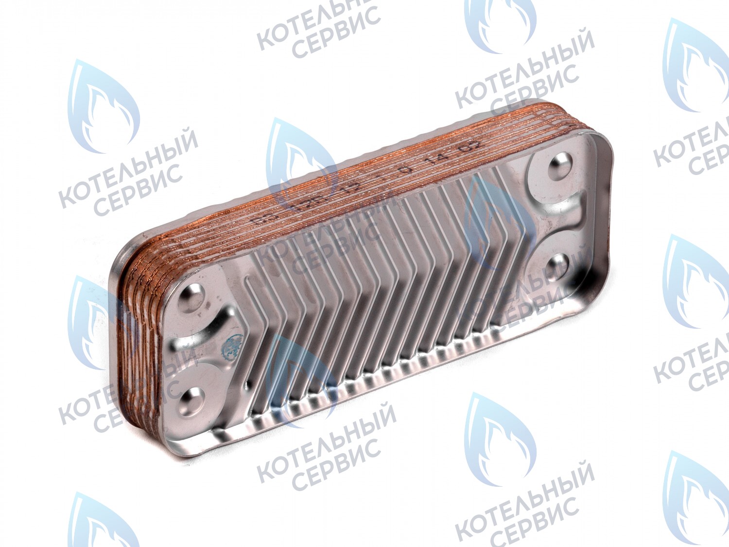 L47240 Вторичный теплообменник（ГВС）24кВт optima (12 пластин, для котлов после 07/2013) (по диагонали) ROC в Москве