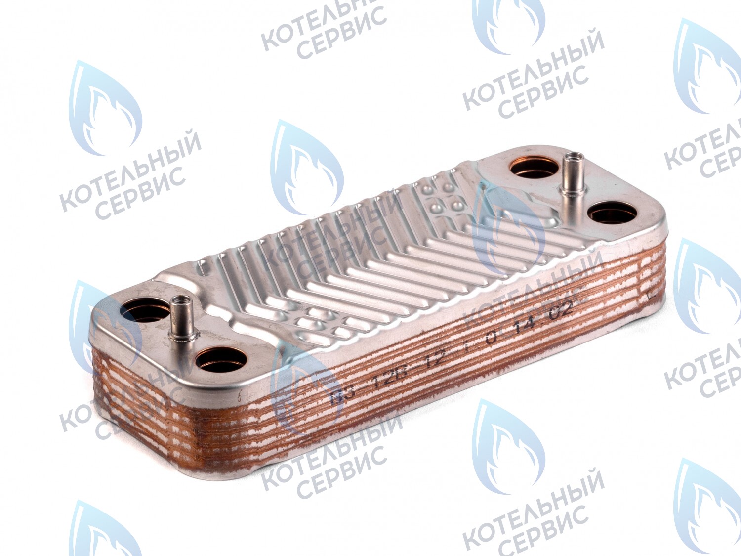 L47240 Вторичный теплообменник（ГВС）24кВт optima (12 пластин, для котлов после 07/2013) (по диагонали) ROC в Москве