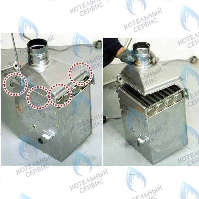 30020348A Коллектор дымовых газов NAVIEN DELUXE S/C/ONE 30-40KW в Москве