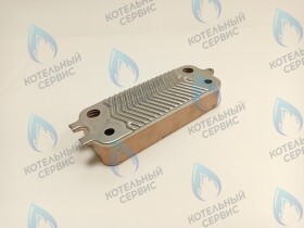 Теплообменник ГВС вторичный 16 пластин BOSCH 6000