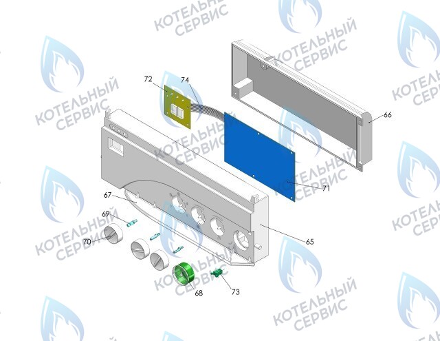 24701 Задняя часть корпуса автоматики THERMONA в Москве