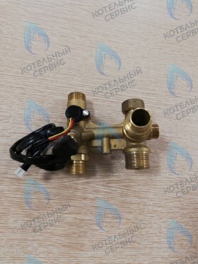 Гидроблок крана подпитки с датчиком протока в сборе 18 кВт (L1P20) HAIER