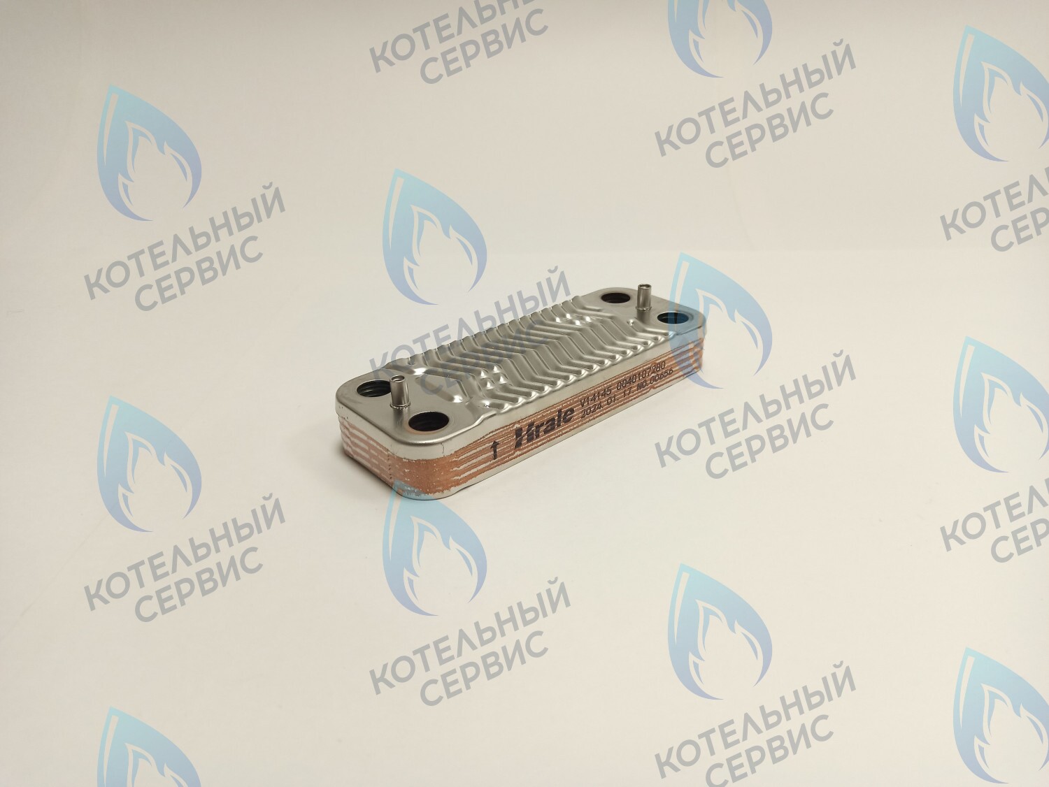 0040107280 Пластинчатый теплообменник ГВС 10 пластин Haier Urban 10-18 кВт в Москве