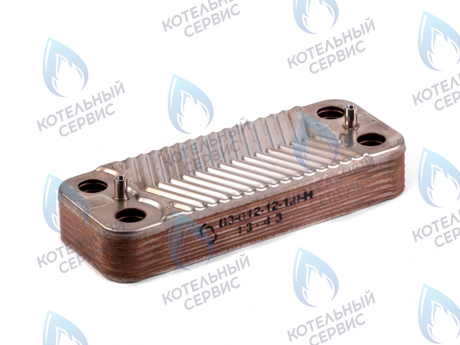 39899027 Теплообменник вторичный (ГВС) 12 пластин Ferroli (RU) Fortuna Special (NG) в Москве