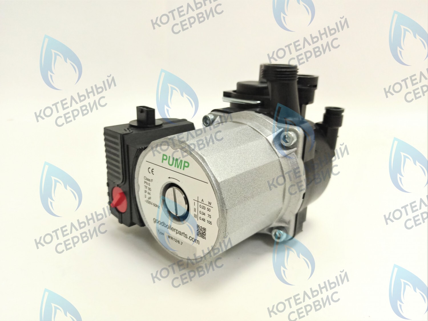 PMB60AW67-GW105R-Комп Насос циркуляционный 12/6.7 105w BOSCH WBN2000/WBN6000, BUDERUS U072 (87186450600) в Москве