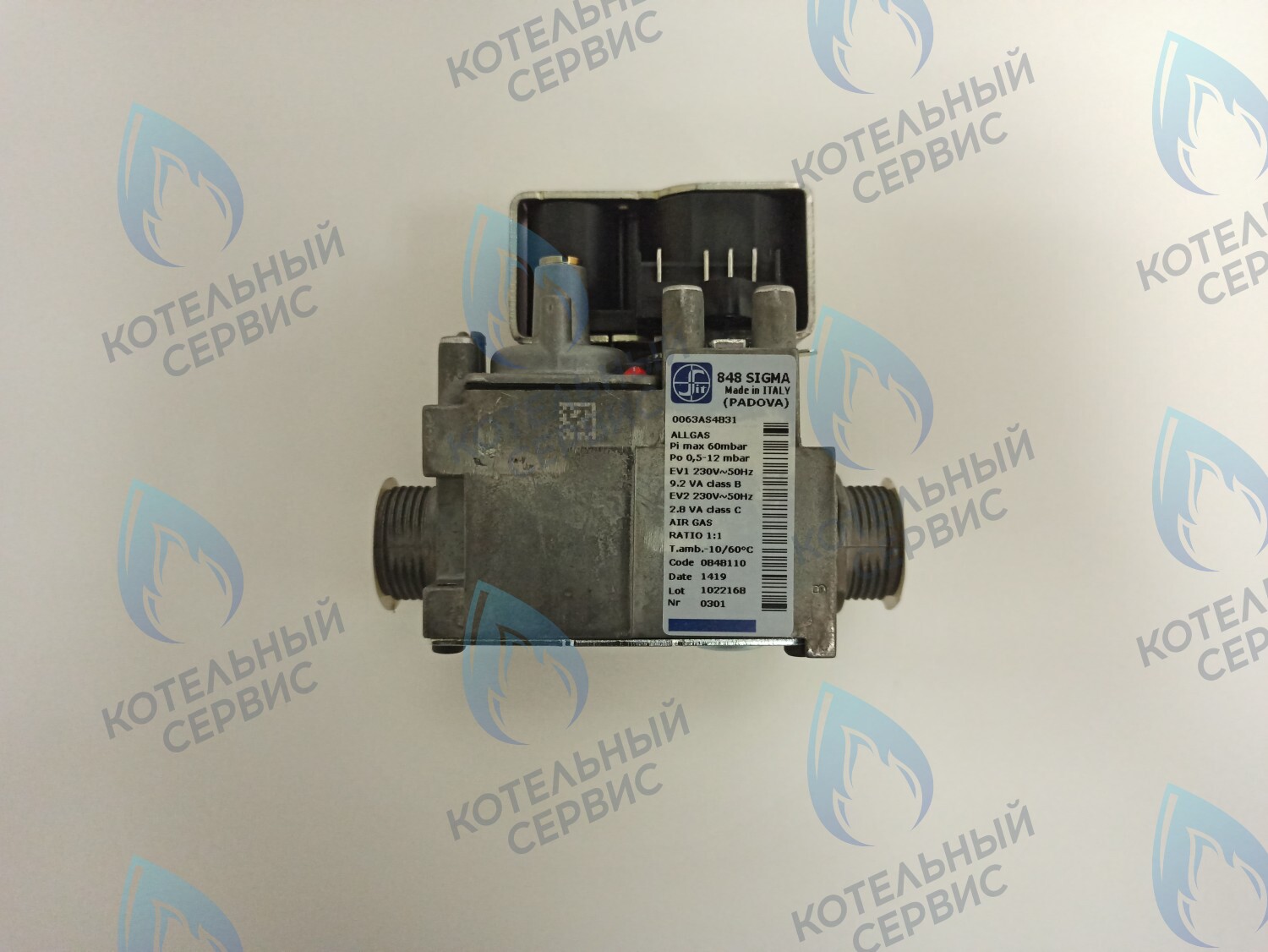 BI1293 104 Клапан газовый SIT 848 0848110 (0.848.110) BIASI M110B.24SM/C M110B.32SM/C M110B.24SR/C  (BI1293 104) в Москве