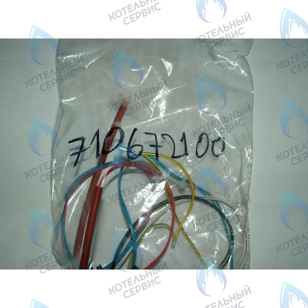 710672100 Проводка электрическая низковольтная (разъем платы x4 к модулятору, датчику NTC, гидр. прессостату, термостату перегрева) BAXI в Москве