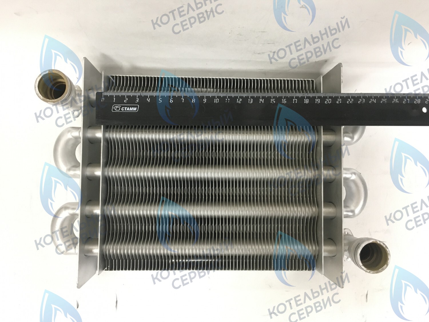 L47419 Первичный теплообменник 18кВт (198мм трубки 18мм для котлов после 07/2013) ROC в Москве