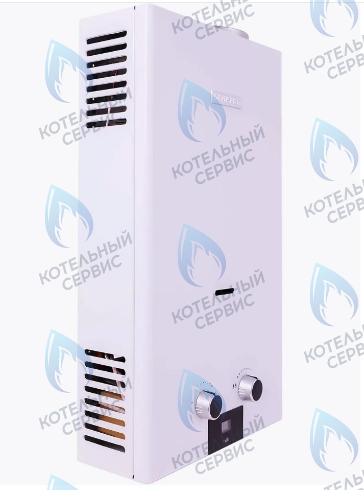 110.01 Водонагреватель газовый проточный (белый) 10л GENBERG ЭКО в Москве