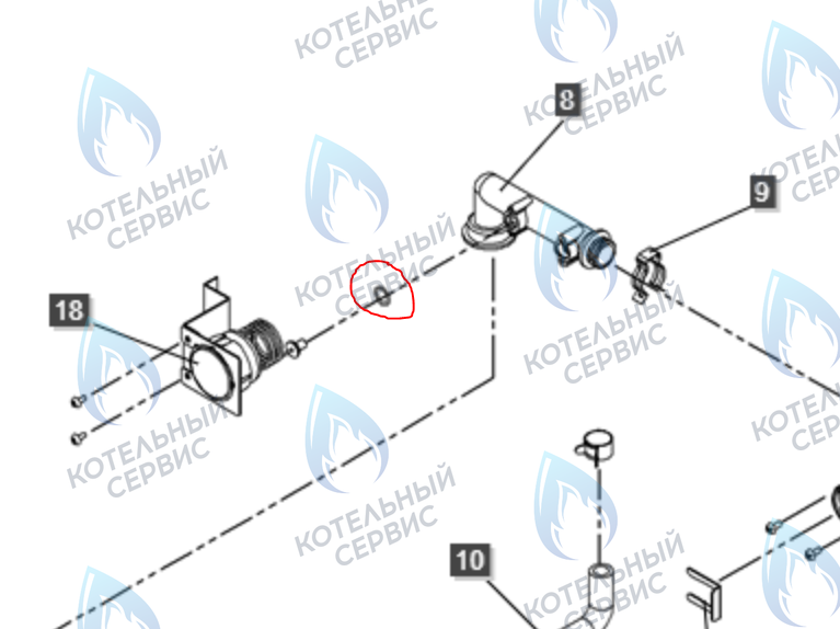 20007005A Кольцо уплотнительное O-ring NAVIEN (SILICONE,P11,11×6t) (манометр) (BH2423076A) в Москве
