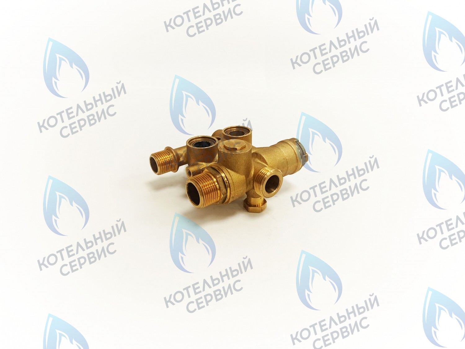 03-4019-02 Трехходовой клапан (старый, шток 53,5мм) GAZECO18-С2/Т2/ 24-С2 /Т2  Исполнение 2 (123) (после 07.14 г. до 05.16 г) (Блок гидравлический подсоединений) в Москве