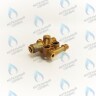 03-4019-02 Трехходовой клапан (старый, шток 53,5мм) GAZECO18-С2/Т2/ 24-С2 /Т2  Исполнение 2 (123) (после 07.14 г. до 05.16 г) (Блок гидравлический подсоединений) в Москве