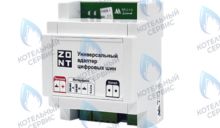 ML00005505 Адаптер универсальный цифровых шин ZONT V.01 (OpenTherm, E-BUS, BridgeNet (Ariston), BSB (Baxi), Navien, DIN) в Москве