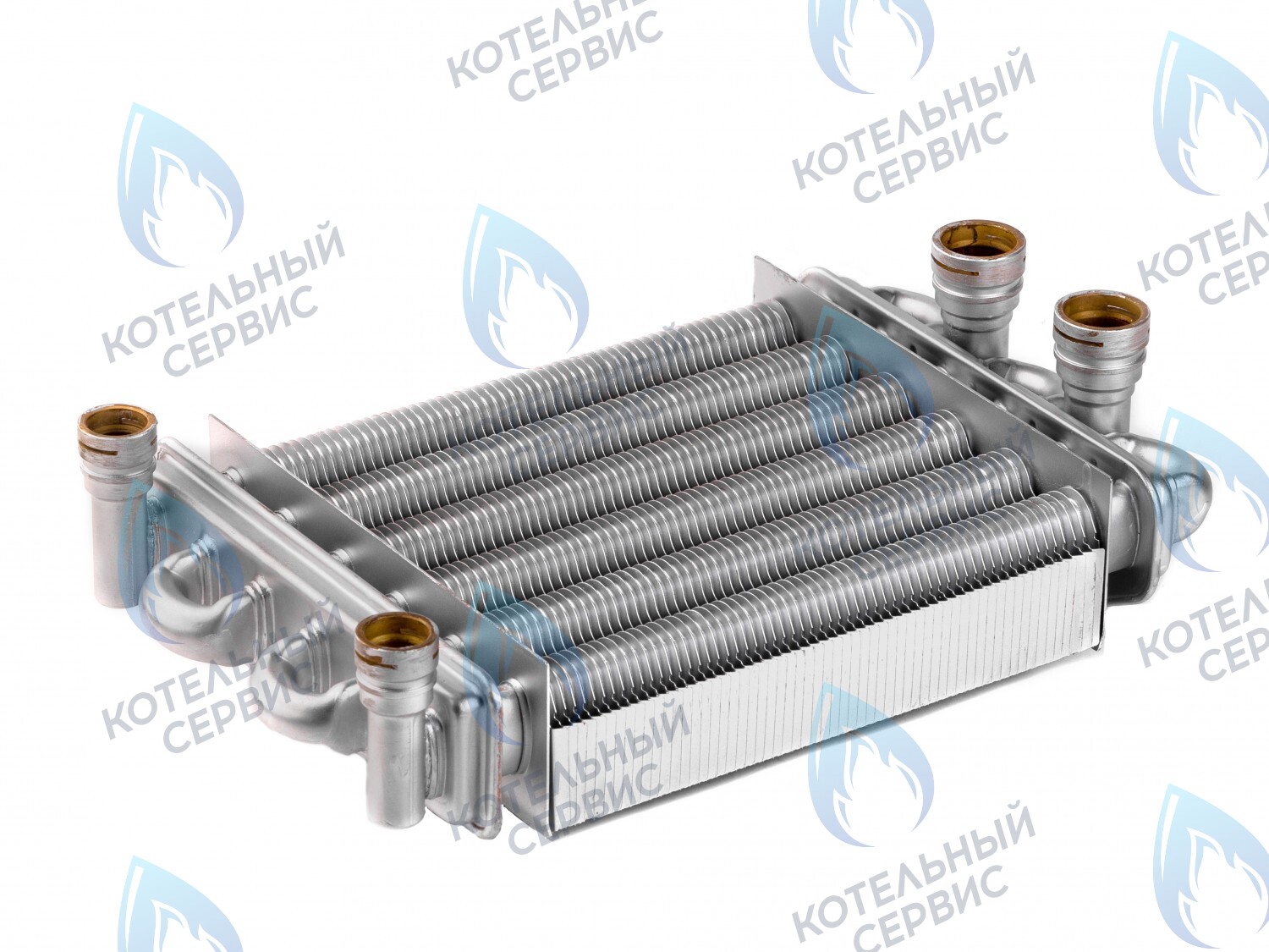 02-4011 Теплообменник битермический 198мм GAZECO 18-T1/C1 (с 05.2016) в Москве