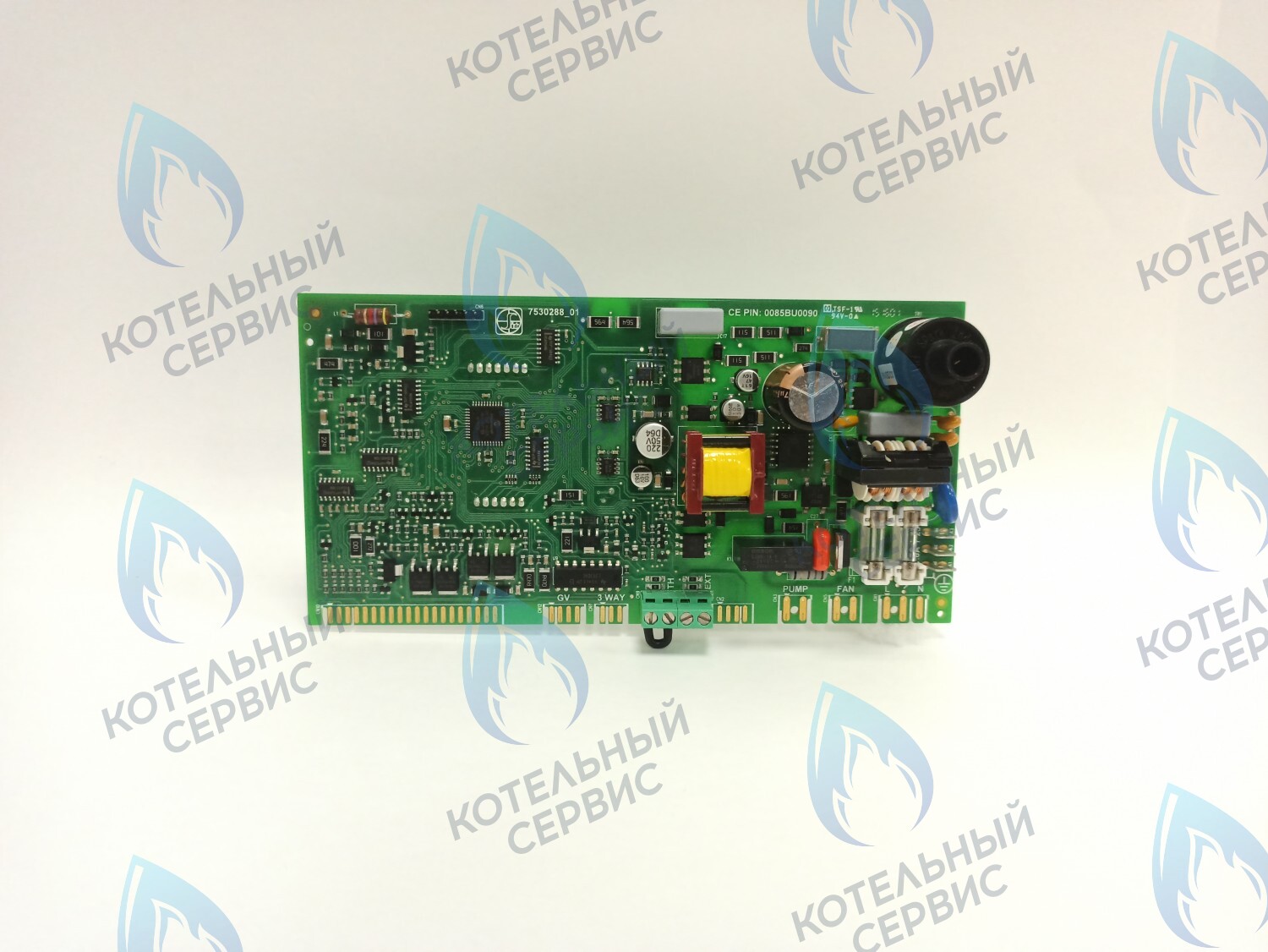 CB013-BEFORE-2017 Плата управления BUDERUS U072 (кнопки справа + и -) (до 01.06.2017 сер. номера до 754) (87186496780, 87186477370, 87186440920) в Москве