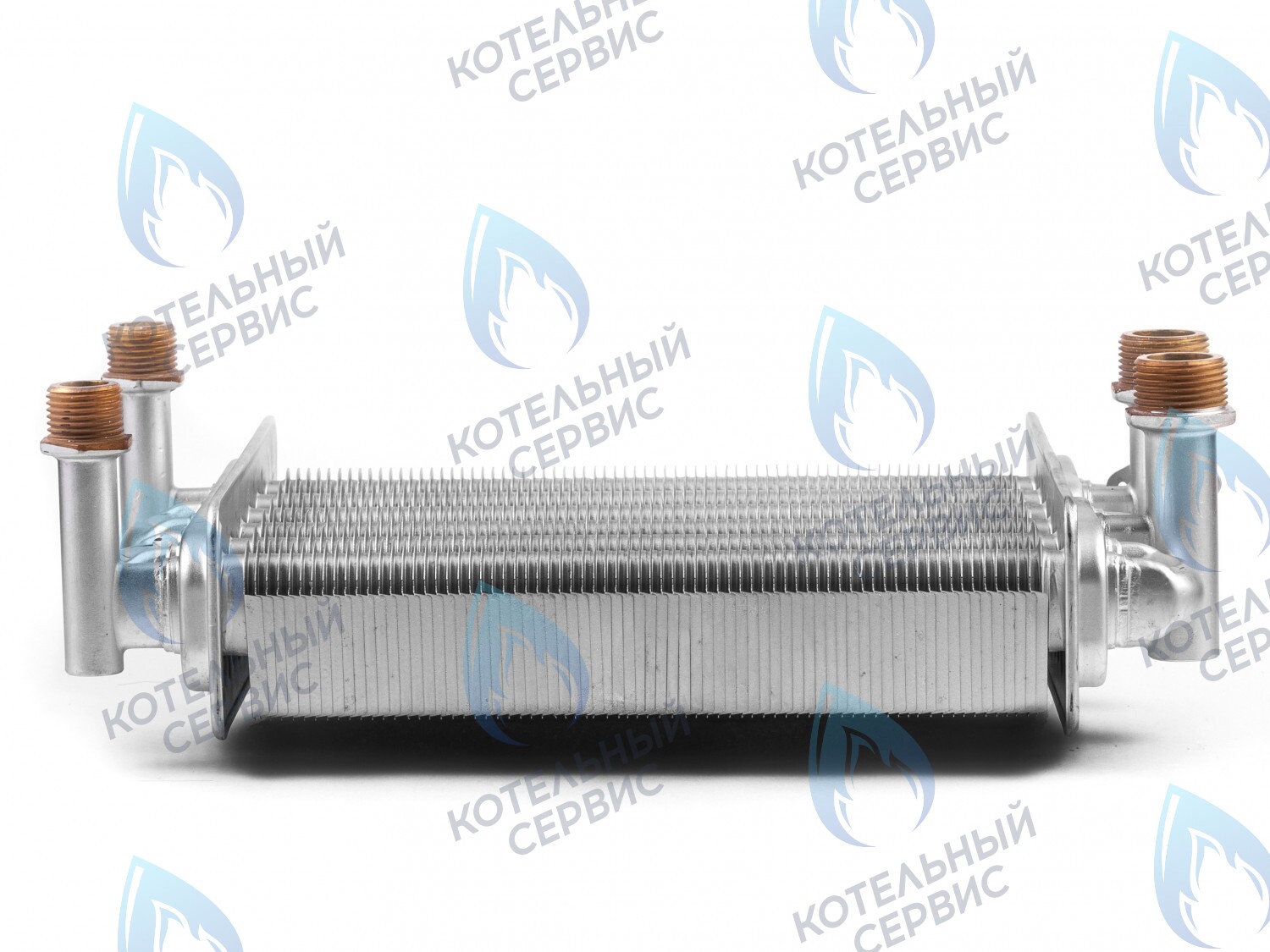 EB044-230 Теплообменник битермический 230мм 223мм (наружный-внутренний) KoreaStar Ace 24 (KS90263870), Ferroli Domina PRO 24 (398063870) в Москве
