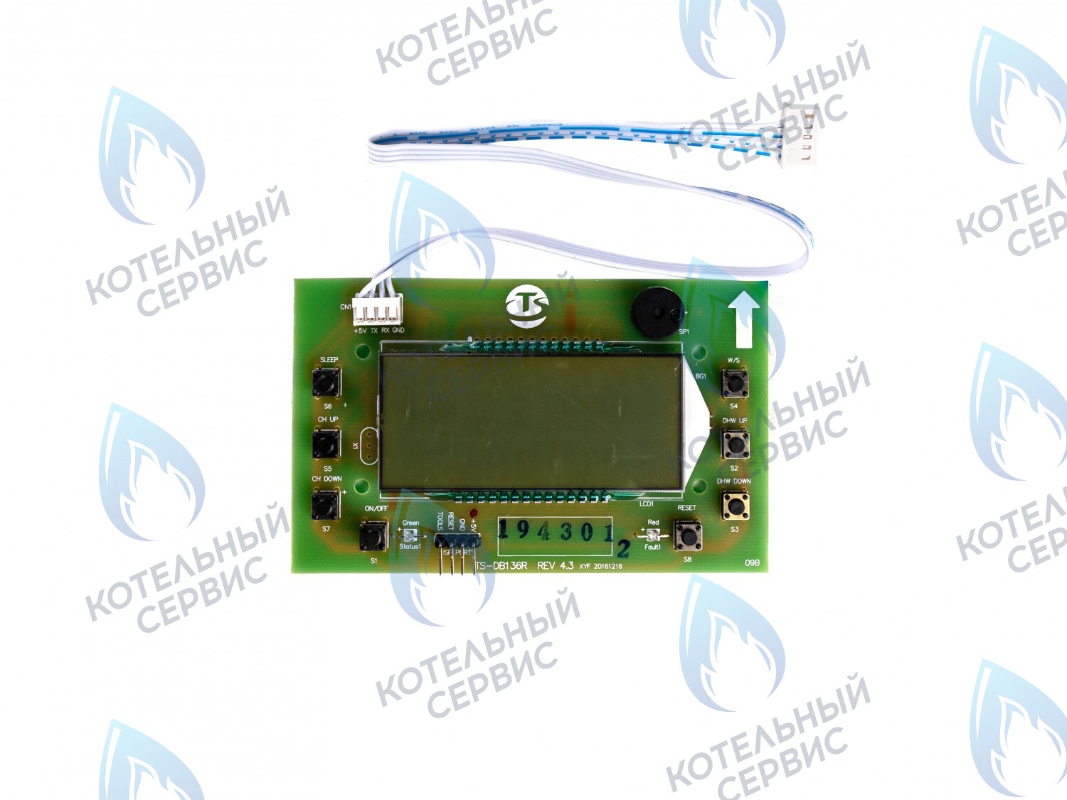 CB031-DP Дисплей платы CB031 (05-4004-02) Gazlux, Gazeco 24 C1/C2/T1/T2 (с 05.2016 г.) в Москве